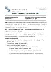 PR TECH DOCS FL20149 R7 AE EVALUATION REPORT SEIRES 8000 FBC 2023