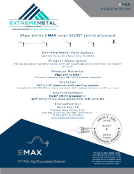 PR Instl Docs FL20378 R4 II 29ga EMax plywood d