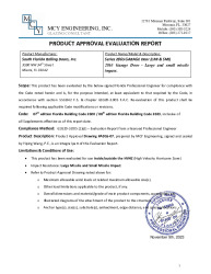 PR TECH DOCS FL20399 R3 AE EVALUATION REPORT FBC 2023-SS