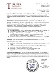 PR TECH DOCS FL20443 R4 AE EVALREPORT1154B