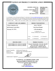 PR CERTIFICATE FL20471 R17 C CAC NI013301.03-R3