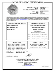 PR CERTIFICATE FL20473 R11 C CAC NI012962-R5