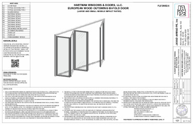 PR Instl Docs FL20652 R4 II EUROPEAN WOOD OUTSWING BI-FOLD DOOR-JA-1425-23-SS