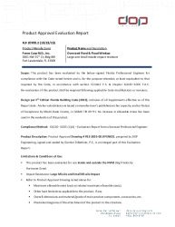 PR TECH DOCS FL20700 R5 AE EVAL 