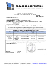 PR TECH DOCS FL20702 R3 AE SS- ES-WW 1025T THERMALLY BROKEN WW (NI)-PAE 2023