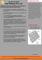 PR Instl Docs FL20767 R4 II FL20767 Veer A4 B4 C4 D4 Installation Instruction FBC 230823