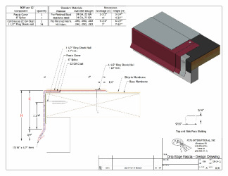 PR Instl Docs FL20821 R3 II Drip Edge Fascia - Design Drawing