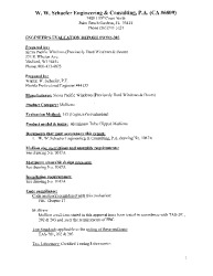 PR TECH DOCS FL20822 R4 AE EVALUATION REPORT WWS-303