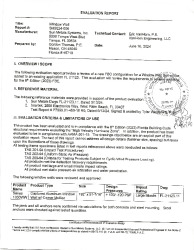 PR TECH DOCS FL21123 R4 AE SM2024-006 EVALUATION REPORT- FL21123-11 SIGNED