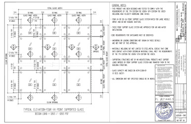 PR Instl Docs FL21446 R3 II 2023.08.10 AD16-36 Point support glass system LMI FL21446.3 SS