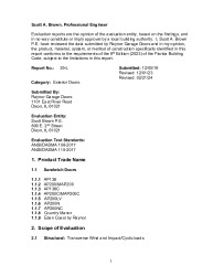 PR TECH DOCS FL21471 R13 AE EVALUATION REPORT 35-L