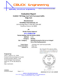 PR Instl Docs FL21580 R5 II 4 OM ORVwBaffle EVALREPORT