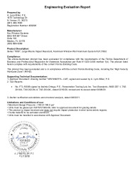 PR TECH DOCS FL21632 R4 AE WW1050LMI ENG EVAL - REV A1