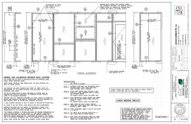 PR INSTL DOCS FL21632 R5 II SERIES 400 WINDOW WALL-LMI-JA-1844-24-SS1