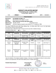 PR TECH DOCS FL21632 R7 AE ECO 450-WINDOW WALL-SMI-PA EVR
