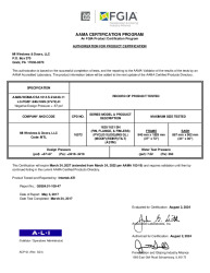 PR CERTIFICATE FL21637 R16 C CAC MI WINDOWS - 1620-1621 SH (FIN FLANGE  FINLESS) (8A)   AUG. 2024 (EXT.5)