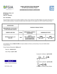 PR CERTIFICATE FL21638 R12 C CAC APC(18924)2343.02-106-12-R0 1630 HS(ALUM PULL RAIL),(032725)