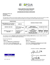 PR CERTIFICATE FL21638 R14 C CAC MI WINDOWS - 1630 HS (FINLESS) (5A)  IMPACT   JAN. 2025 (EXT.5) 17