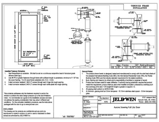 PR Instl Docs FL21837 R10 II Custom Aurora Fiberglass IS GLZ NI FBC AS TESTED 1-30-17