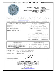 PR CERTIFICATE FL21837 R12 C CAC NI015688