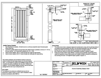 PR Instl Docs FL21837 R12 II Custom Aurora Fiberglass OS OPQ NI FBC AS TESTED 1-30-17