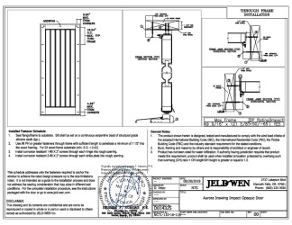 PR Instl Docs FL21838 R10 II Aurora FG IS OPQ Single Door FBC SS 2018-09-04