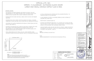 PR Instl Docs FL21856 R4 II SL-15 Outswing glazing Door FL21856.1 REV08.12.2023-SS