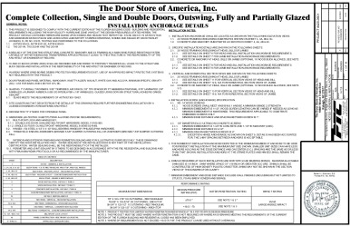 PR Instl Docs FL21873 R3 II DSA0009 RevA Complete Collection HVHZ - Outswing ss
