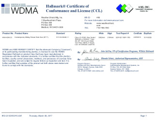 PR CERTIFICATE FL21996 R3 C CAC 449-H-094 03 8717 CONT. SLPD
