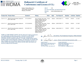 PR CERTIFICATE FL22001 R9 C CAC 15004 CCL