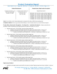 PR TECH DOCS FL22211 R3 AE PER 2490 REV2 TIOGADOORWAYSYSTEM SS