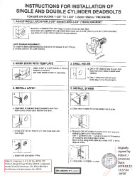 PR INSTL DOCS FL22212 R3 II DB2051 SS
