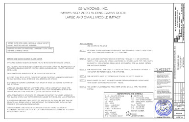 PR INSTL DOCS FL22267 R13 II ES-SGD2020 SLIDING GLASS DOOR LMI SMI FL22267 AD16-29 REV 10.08.2024-SS