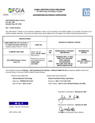 PR CERTIFICATE FL22281 R10 C CAC LC-PG50 OOO 108X72 WZ3