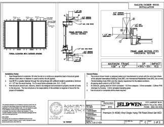 PR Instl Docs FL22281 R11 II D014692 - Premium (V-4500) Vinyl Single Hung Tilt Fixed Direct Set OOO WZ3 108x72 DP50-55 AT Installs 4-22-24 - Sealed