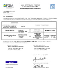PR CERTIFICATE FL22281 R9 C CAC LC-PG50 36X80 DP-55 WZ3