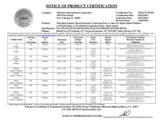 PR CERTIFICATE FL22363 R9 C CAC NI013717.09-R5
