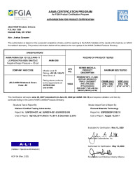 PR CERTIFICATE FL22376 R9 C CAC XXX LC-PG50 108X72 WZ2 NEW