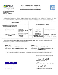PR CERTIFICATE FL22401 R5 C CAC MI WINDOWS - 120-130-140 SGD (16A)  IMPACT   FEB. 2023 (EXT.5) 20050