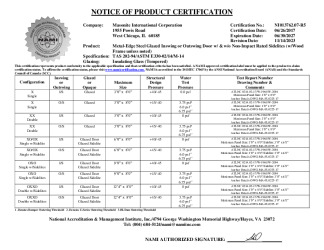 PR CERTIFICATE FL22633 R6 C CAC NI013762.07-R4