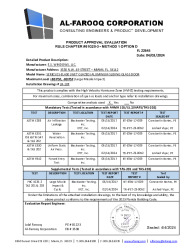 PR TECH DOCS FL22645 R10 AE SS - EL400 SGD -WET GLAZED (LMI) PAE 2023