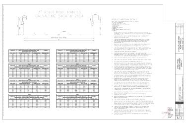 PR Instl Docs FL22840 R3 II Alumflo - Riser Roof Panel (Aluminum and Galvalume) Plans SHEET S-1.1