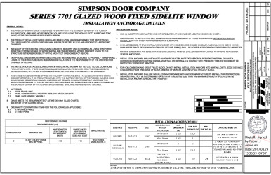 PR Instl Docs FL23103 R6 II SIMP0015 Rev0 Series7701 FixedSidelight ss