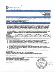 PR TECH DOCS FL23157 R2 AE SS FL 23157.2 REPORT AND INSTALL DETAILS