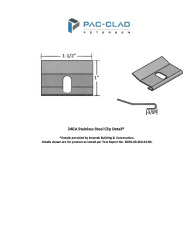 PR INSTL DOCS FL23225 R3 II CLIP DETAIL