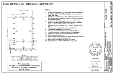 PR Instl Docs FL23998 R11 II M600 Fixed ov Fixed 72 x 96 2023 PE Sealed (1)