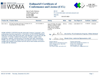 PR CERTIFICATE FL24502 R3 C CAC CLAD ES CSMT PIC 436-H-109 15 ESP019655P
