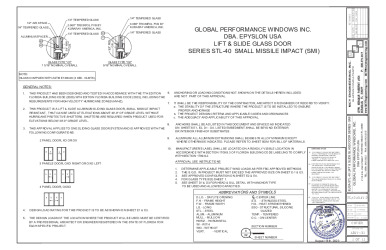 PR INSTL DOCS FL24547 R4 II EUSA STL-40 LIFT AND SLIDE GLASS DOOR SERIES-SMI FL24547.2 AD17-31 REV 08.14.2023-SS