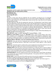 PR CERTIFICATE FL245 R15 C CAC 20-0402.03