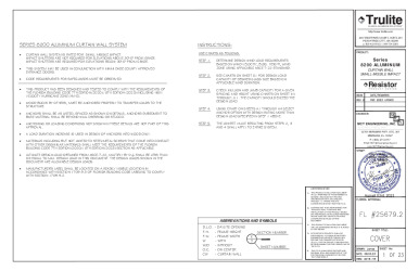 PR Instl Docs FL25679 R2 II Series 8200 aluminum curtain wall system-SMI FL25679.2 AD16-18- rev 08.03.2023-SS
